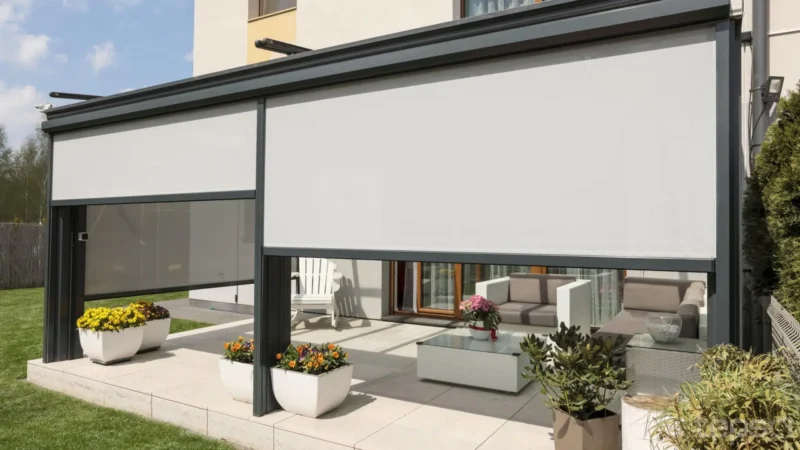 toldo vertical em residencia em campinas sp